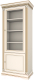 Шкаф с витриной WellMaker Патриция Элегант ШП2-80 (айвори/латунь) - 