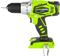 

Аккумуляторная дрель-шуруповерт Greenworks, G24DDK2X
