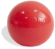 Гимнастический мяч Ironmaster IR97414-1 (12см, красный) - 