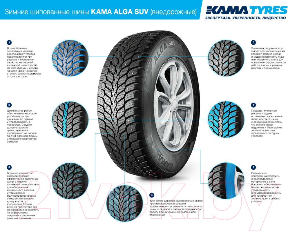 Зимняя шина KAMA Alga SUV НК-532 205/70R15 96T