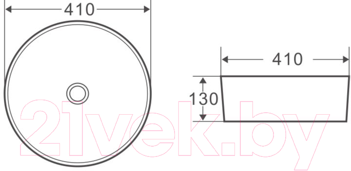 Умывальник BelBagno BB1315-H316