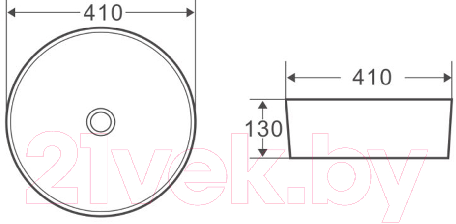 Умывальник BelBagno BB1315-H301