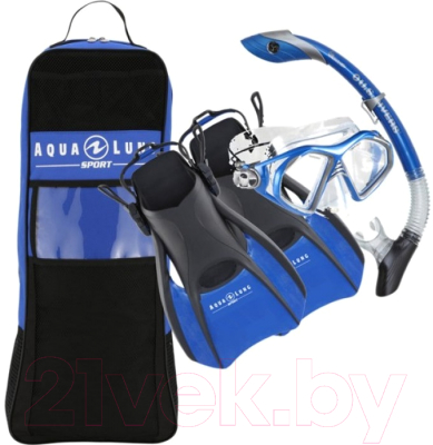 Набор для плавания Aqua Lung Sport Set Trooper / SR2624001SV1 (S, синий/черный)