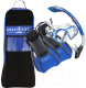 Набор для плавания Aqua Lung Sport Set Trooper / SR2624001SV1 (S, синий/черный) - 