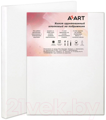 Холст для рисования Azart 30x40см / AZ023040 (хлопок)