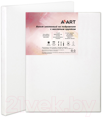 Холст для рисования Azart 40x40см / AZ024040 (хлопок)