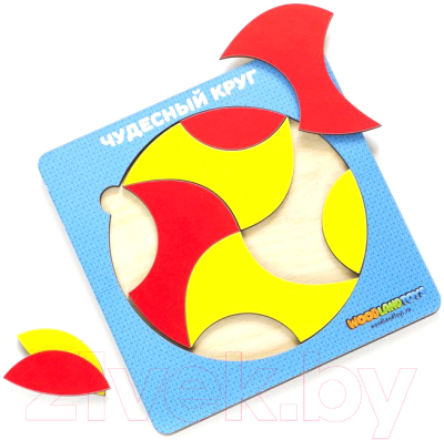 Развивающая игрушка WoodLand Toys Головоломка. Чудесный круг / 083209