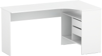 Компьютерный стол Сокол-Мебель СПМ-25 (правый, белый) - 