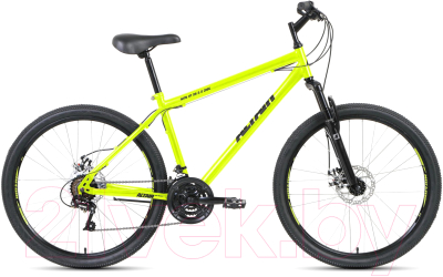 Велосипед Forward Altair MTB HT 26 2.0 Disc 2021 / RBKT1M16E002 (17, ярко-зеленый/черный)