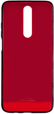 Чехол-накладка Case Glassy для Redmi K30 (красный)