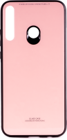 Чехол-накладка Case Glassy для P40 Lite E/Y7P/9C (розовый) - 
