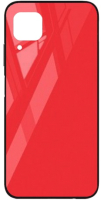 Чехол-накладка Case Glassy для P40 Lite/Nova 6SE (красный) - 