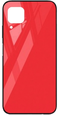 Чехол-накладка Case Glassy для P40 Lite/Nova 6SE (красный)