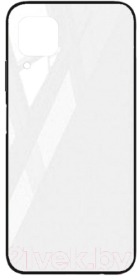 Чехол-накладка Case Glassy для P40 Lite/Nova 6SE (белый)