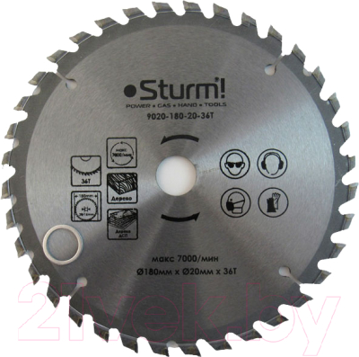 Пильный диск Sturm! 9020-185-20-36T