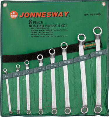 

Набор ключей Jonnesway, W23108S