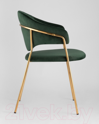 Стул Stool Group Эвита / FDC8022 GREEN FUT-73 (вельвет зеленый)