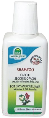

Шампунь для волос Natura House, For Dry and Dull Hair Silk Proteins + Aloe