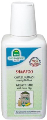 

Шампунь для волос Natura House, Greasy Hair with Green Clay Для жирных волос