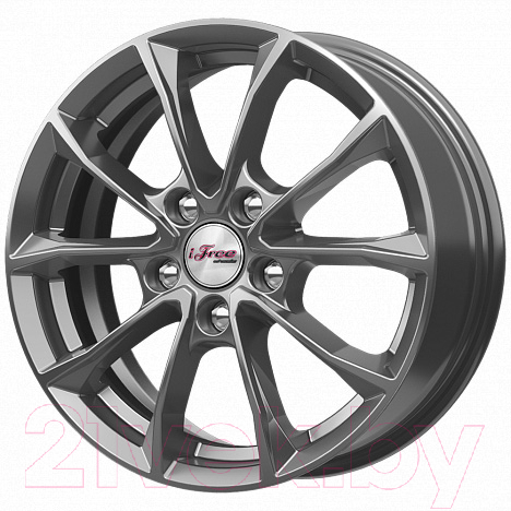 Литой диск iFree Джет (КС914) 16x6.5" 5x114.3мм DIA 67.1мм ET 43мм Хай Вэй