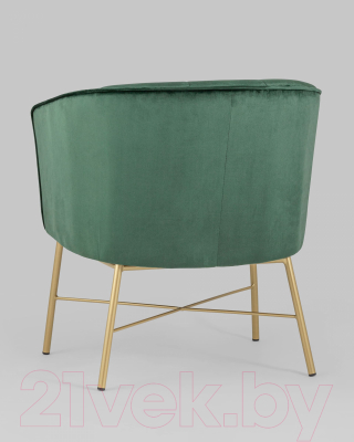 Кресло мягкое Stool Group Шале / FALETTE GREEN (велюр зеленый)