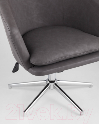 Кресло офисное Stool Group Харис / HARRIS 15 (регулируемое/ПУ, серый)