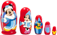 

Развивающая игрушка Уланик, Матрешка. Микки Маус. Новый год / dis-msp0502-002NG