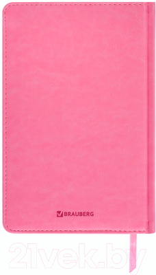 Ежедневник Brauberg Imperial / 111859 (розовый, кожзам)