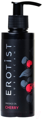 Эротическое массажное масло Erotist Lubricants CHERRY с ароматом вишни / 541451 (150мл)