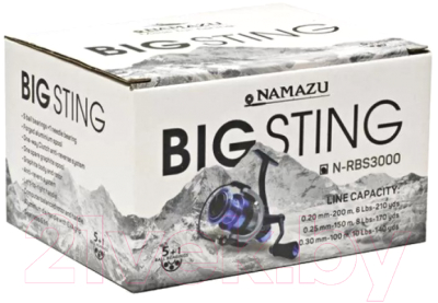 Катушка безынерционная Namazu Big Sting BS2000