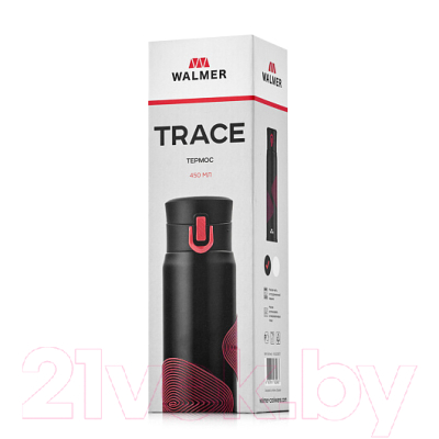 Термос для напитков Walmer Trace / W24208371 (черный)