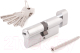 Цилиндровый механизм замка Abus KD6N Z40/K40 KD W/5 TL-KEYS C/Blister 81500 - 