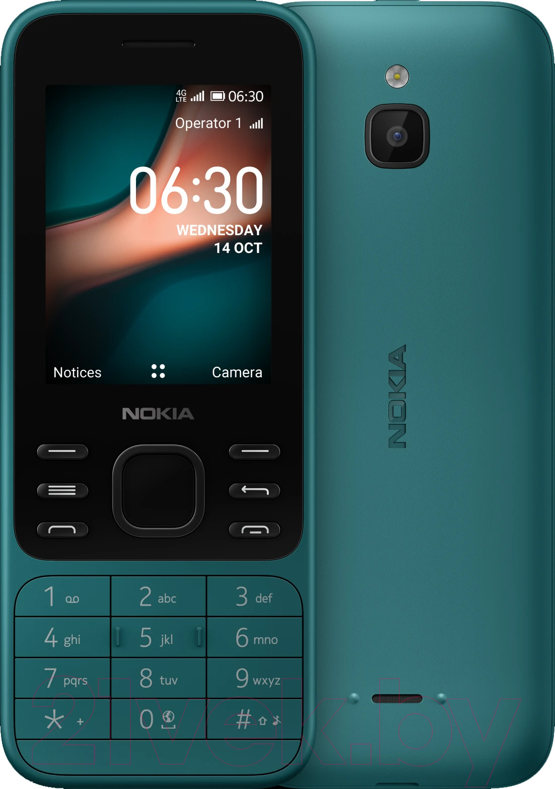 Nokia 6300 4G Dual Sim / TA-1294 бирюзовый Мобильный телефон 2 SIM-карты  купить в Минске, Гомеле, Витебске, Могилеве, Бресте, Гродно