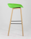 Миниатюра изображения товара Стул барный Stool Group Libra / 8319 (зеленый/деревянные ножки)