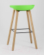 Миниатюра изображения товара Стул барный Stool Group Libra / 8319 (зеленый/деревянные ножки)