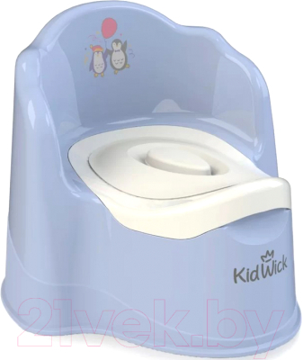 Детский горшок Kidwick Трон / KW070502 (фиолетовый/белый)
