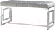 Банкетка Stool Group Бруклин / BENCH-012-GR (вельвет серый/сталь серебристый) - 