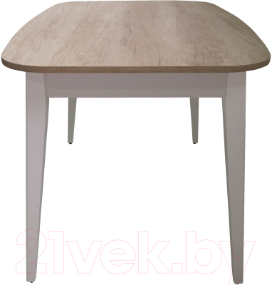 Обеденный стол Васанти Плюс Дорн ДН-10 (дуб небраска натуральный/белый)