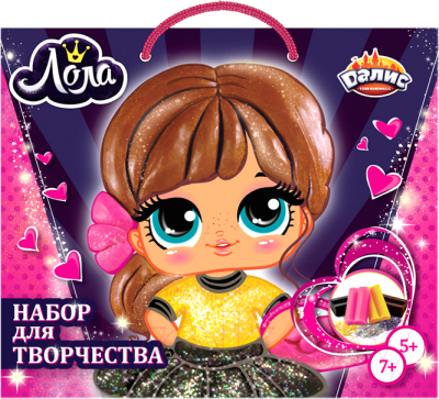 

Набор для лепки Далис, Раскраска из пластилина. Рита / МС-505