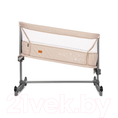 Детская кроватка Nuovita Accanto Vicino (хаки лен)