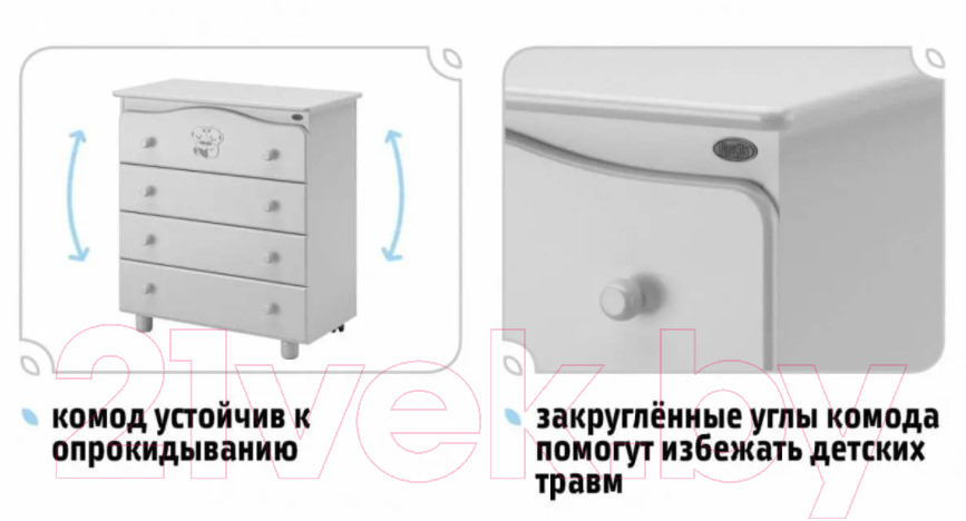 Комод пеленальный Nuovita Parte