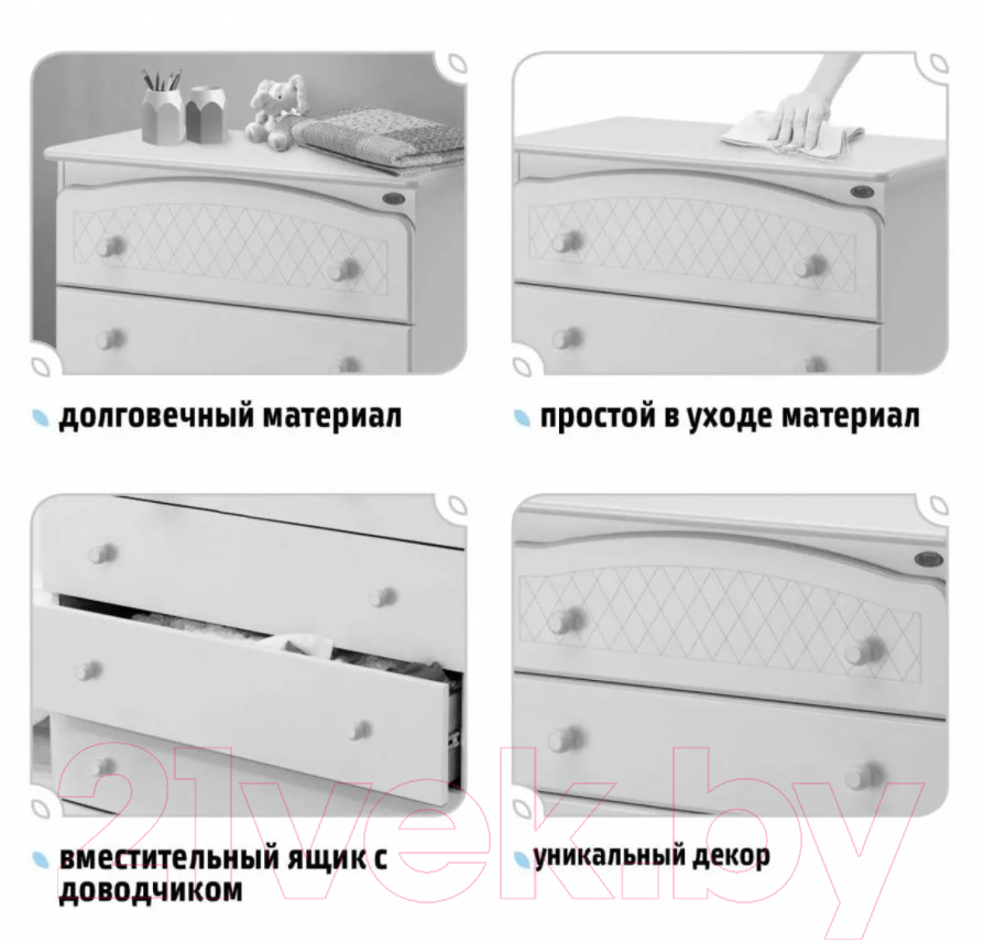 Комод пеленальный Nuovita Tempi