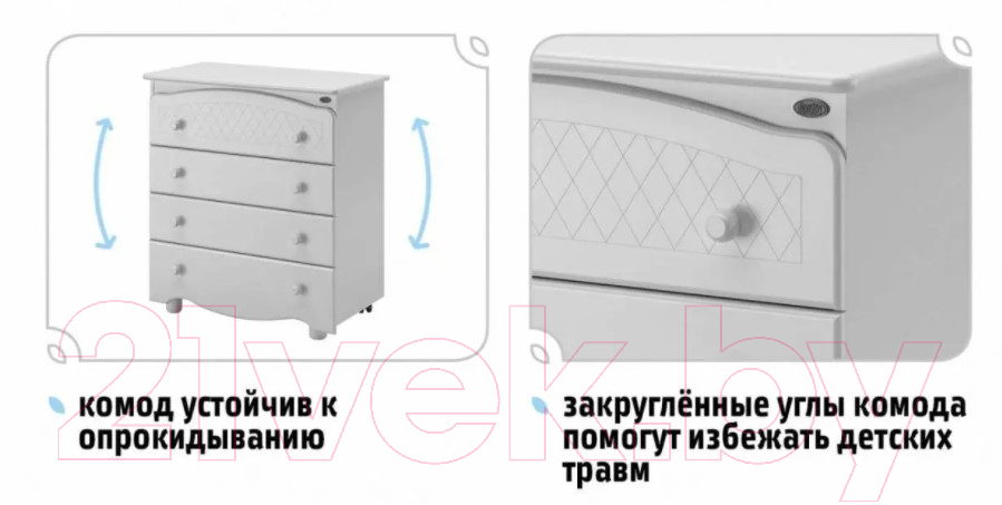 Комод пеленальный Nuovita Tempi