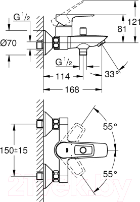 Смеситель GROHE Bauloop 23602001