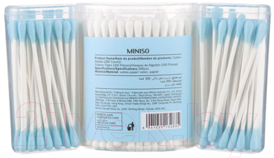 Ватные палочки Miniso 4835 (300шт)