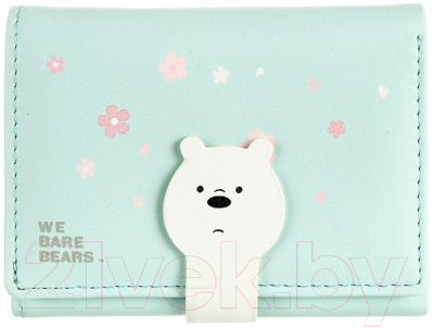 

Кошелек детский Miniso, Рисунок;зеленый, We Bare Bears Белый медведь 3362