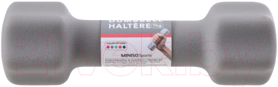 Гантель Miniso 4819 (1кг, серый)