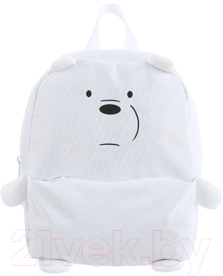 Детский рюкзак Miniso We Bare Bears Белый медведь 1573