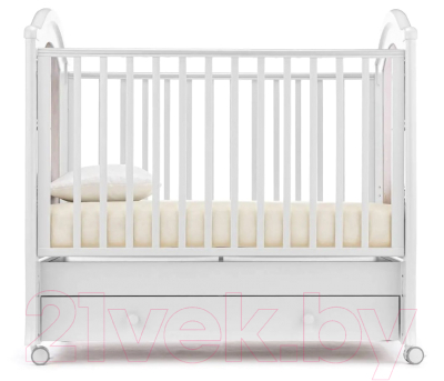 Детская кроватка Nuovita Grazia Swing (белый)