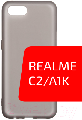 Чехол-накладка Volare Rosso Cordy для Realme C2/A1K (черный)